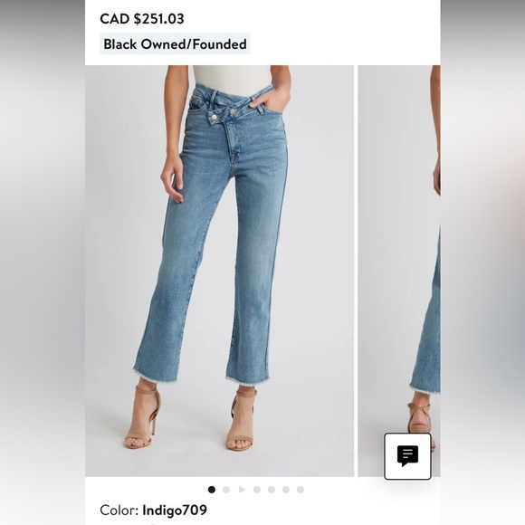 Good American Indigo Jeans - Picture 1 of 6